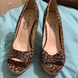 Leopard Heels